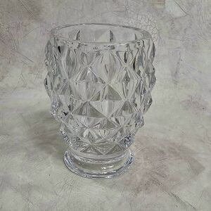Crystal‎ 5" Votive Pineapple Candle Holder Royal Limited Decor EUC